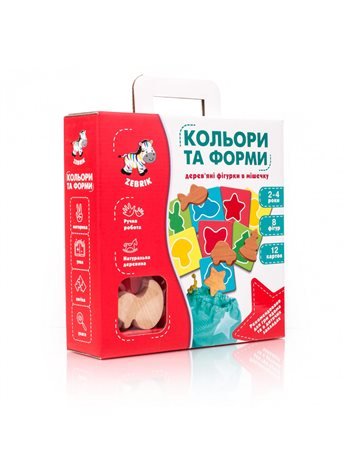 Цвета и формы (дерево) ZB2001-01 Vladi Toys ZB2001-01