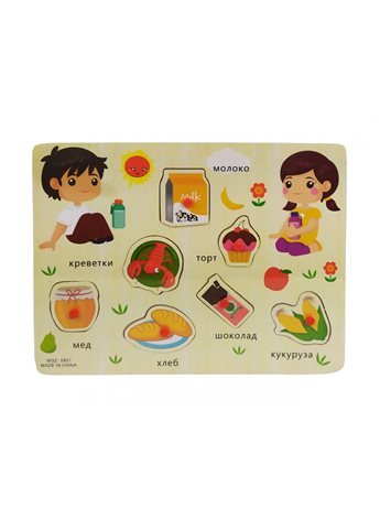 Деревянная игрушка Рамка-вкладыш MD 2161 MD 2161-1
