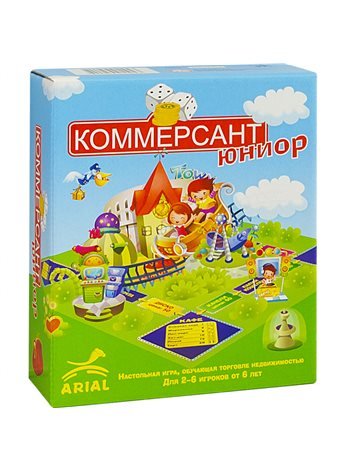 Настольная игра Arial Коммерсант-юниор 911043 Arial 911043