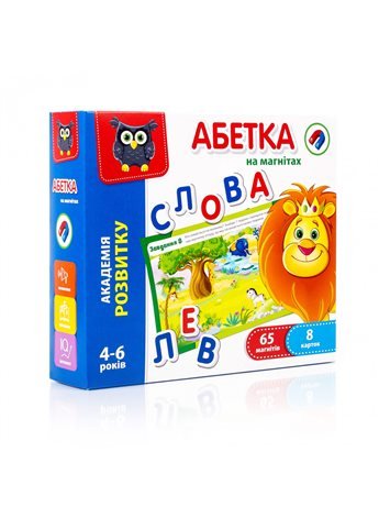 Азбука на магнитах VT5411-03 (укр) Vladi Toys VT5411-03