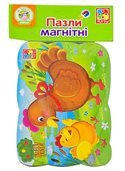 Пазлы на магните А5 "Курочка и ципленок" УКР VT3205-78 Vladi Toys VT3205-78