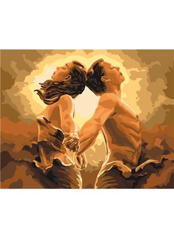 Картина по номерам. "Единое дыхание" 40*50см KHO4642 Идейка KHO4642