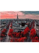 Картина по номерам. Rainbow Art "Алые краски Парижа" GX4887-RA Rainbow Art GX4887-RA