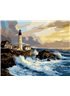 Картина по номерам. Rainbow Art "Белый маяк" GX7682-RA Rainbow Art GX7682-RA