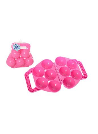 Снежколеп MS 1458Blue (Синий) 5в1,чемодан, в сетке, 16,5-18,5-6см MS 1458Pink