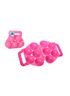 Снежколеп MS 1458Blue (Синий) 5в1,чемодан, в сетке, 16,5-18,5-6см MS 1458Pink