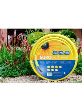 Шланг садовый Tecnotubi Euro Guip Yellow для полива диаметр 1/2 дюйма, длина 20 м (EGY 1/2 20)
