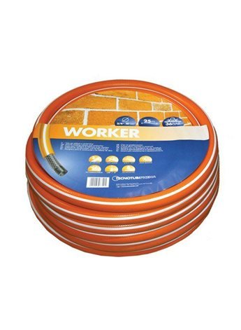 Шланг садовый Tecnotubi Worker для полива диаметр 3/4 дюйма, длина 50 м (WR 3/4 50)