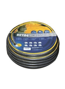 Шланг садовый Tecnotubi Retin Professional для полива диаметр 3/4 дюйма, длина 25 м (RT 3/4 25)