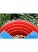 Шланг поливочный Presto-PS силикон садовый Caramel (красный) диаметр 3/4 дюйма, длина 50 м (SE-3/4 50)