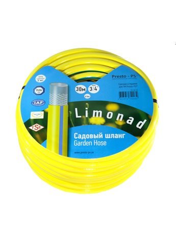 Шланг поливочный Presto-PS садовый Limonad диаметр 3/4 дюйма, длина 20 м (3/4 G H 20)
