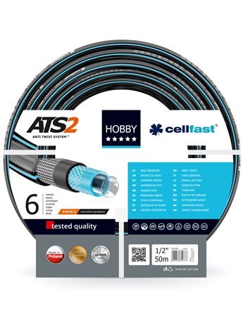 Шланг для полива Cellfast Hobby садовый диаметр 1/2 дюйма, длина 50 м (HB 1/2 50)