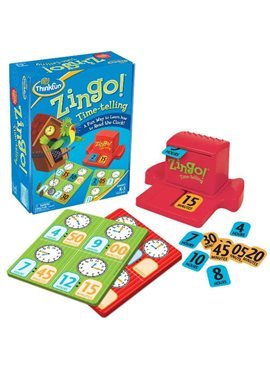 Игра Зинго Время ThinkFun Zingo Time-Telling 7705 Thinkfun 7705