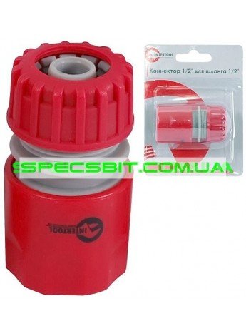 Коннектор 1/2 для шланга 1/2 Intertool (Интертул) GE-1016