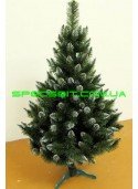 Елка искусственная ПВХ Снежинка 1,0м (100см) конусный, белый кончик