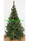 Елка искусственная ПВХ с шишками 0,9м (90см)