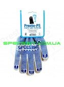 Перчатки трикотажные с ПВХ Presto (Престо) 110 б/с 10класс 60/40 универсальные