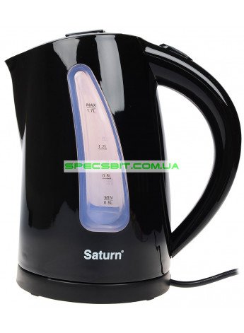 Электрический чайник Saturn (Сатурн) ST-EK8425 Black with Blue 1.7л 2,0кВт