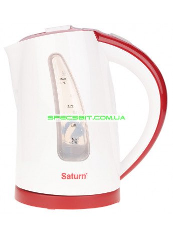 Электрический чайник Saturn (Сатурн) ST-EK8425 White with Burgu 1.7л 2,0кВт