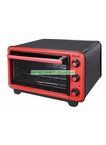 Электрическая духовка Saturn (Сатурн) ST-ЕС 10702 красная