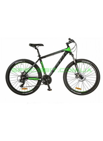 Велосипед горный MTB кросс-кантри LEON HT 80 рама-20 черный/зеленый OPS-LN-26-008 