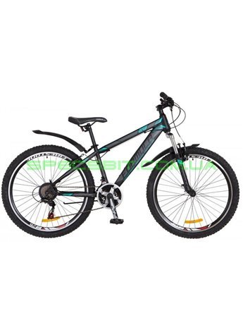 Велосипед горный MTB Formula Nevada 26 рама-16 черный/салатный OPS-FR-26-254 