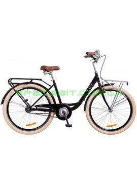 Велосипед городской Дорожник Lux 26 рама-17 черный OPS-D-26-033 