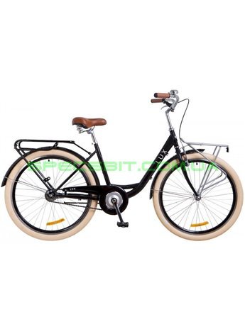 Велосипед городской Дорожник Lux 26 рама-17 черный OPS-D-26-033 