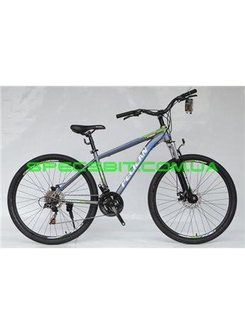 Велосипед Pelican 27,5 FIRE рама-17 серый-зел-син
