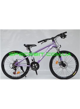 Велосипед Pelican 24 TRAFFIC рама-12 фиолет-белый