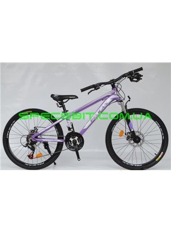Велосипед Pelican 24 TRAFFIC рама-12 фиолет-белый