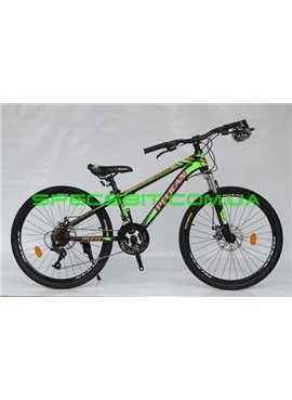 Велосипед Pelican 24 RANGER рама-12 черн-оранж-зел