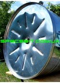 Медогонка НТЦ Чарунка 2-х рамочная нержавеющая Высокая рамка 435x470