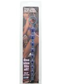 Анальная цепочка Oriental Jelly Butt Beads 10.5, BLUE T110500 NMC