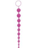 Анальная цепочка Oriental Jelly Butt Beads 10.5", PURPLE T110502 NMC