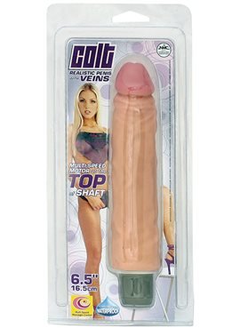 Вибромассажер COLT 6.5 REALISTIC VIBRATOR, FLESH T111138 NMC