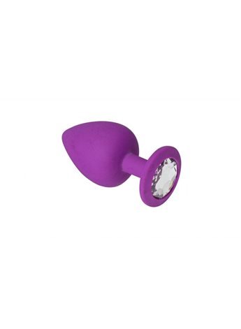 Анальная пробка, Purple Silicone Diamond, S 280573 sLash
