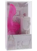 Фаллоимитатор вибромассажер E-Sensual : Jelly Kristal, PINK T310044 Tonga