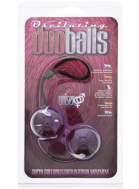 Вагинальные шарики Marbelized DUO BALLS, PURPLE DT50503 Seven Creations