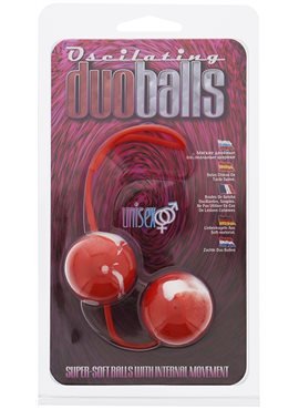 Вагинальные шарики Marbelized DUO BALLS,RED DT50505 Seven Creations