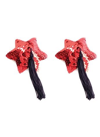 Пестис Red Star Shape Sequin Pasties 8cm T79YTS8RED Tonga