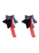 Пестис Black Star Shape Sequin Pasties 8cm T79YTS8BLK Tonga