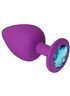 Анальная пробка, Purple Silicone Topaz, L 280593 sLash