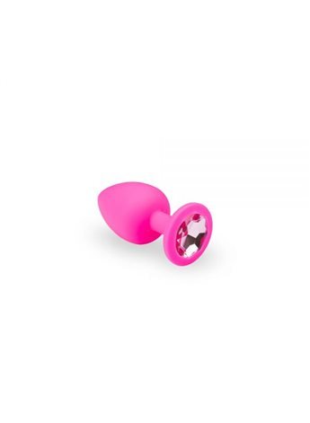 Анальная пробка, Pink Silicone Pink Topaz, S 280739 sLash