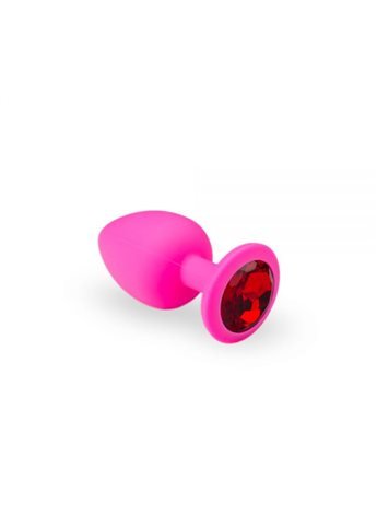 Анальная пробка, Pink Silicone Ruby, M 280740 sLash