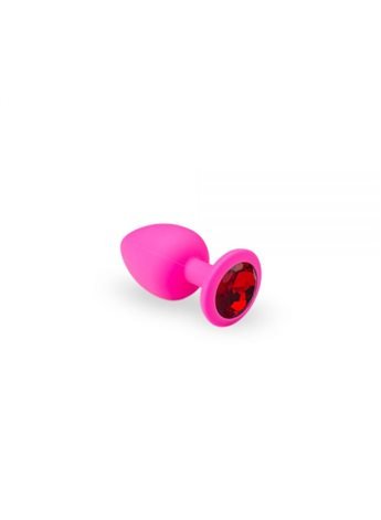 Анальная пробка, Pink Silicone Ruby, S 280741 sLash