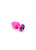 Анальная пробка, Pink Silicone Emerald, S 280744 sLash