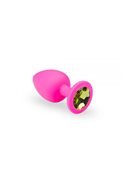 Анальная пробка, Pink Silicone Chrysolite, M 280746 sLash