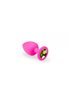 Анальная пробка, Pink Silicone Chrysolite, S 280747 sLash