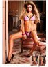 Комплект Pink-White Frilled Bikini Set B87-PINK-OS BACI